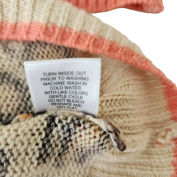 Sweater Animal Print Small Coral Brown - Picture 4 of 12